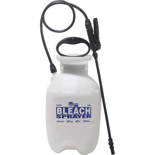 Bleach Disinfecting Tank Sprayer, 1 gal. (3.8 L), Polypropylene, 12" Wand Kelford