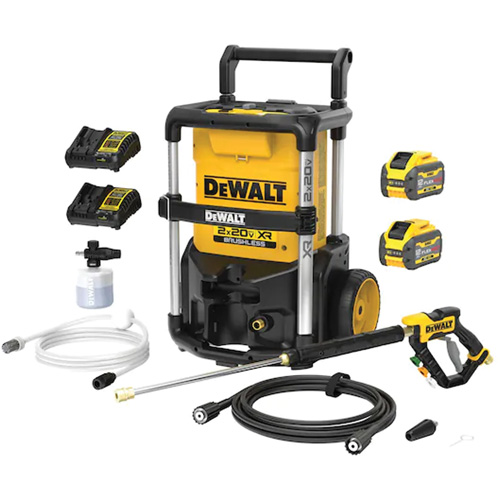 2X20V MAX* Brushless Pressure Washer Kit with FLEXVOLT&reg;, Battery Powered, 1600 PSI, 1.2 GPM Kelford