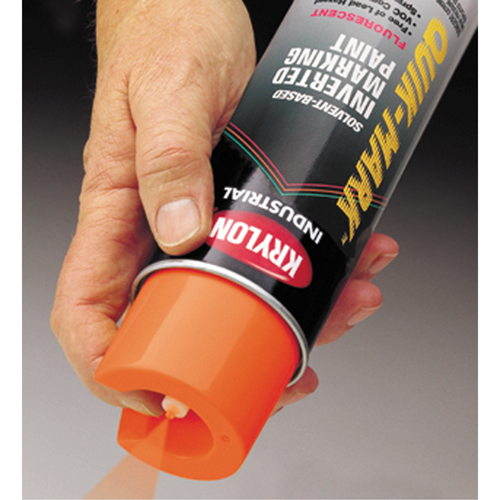 Peinture de marquage industrielle invers&eacute;e &agrave; base de solvant Quik-Mark, 17 oz, Canette a&eacute;rosol Kelford