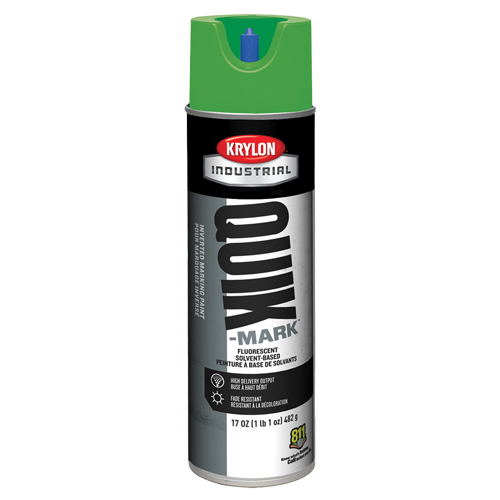 Peinture de marquage industrielle invers&eacute;e &agrave; base de solvant Quik-Mark, 17 oz, Canette a&eacute;rosol Kelford