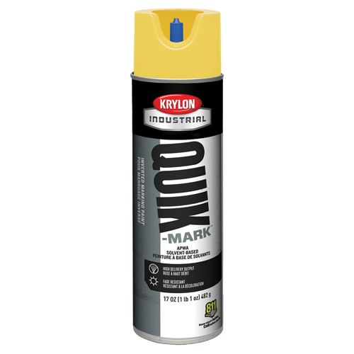 Industrial Quik-Mark Solvent-Based Inverted Marking Paint, 17 oz., Aerosol Can Kelford