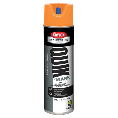 Industrial Quik-Mark Solvent-Based Inverted Marking Paint, 17 oz., Aerosol Can Kelford