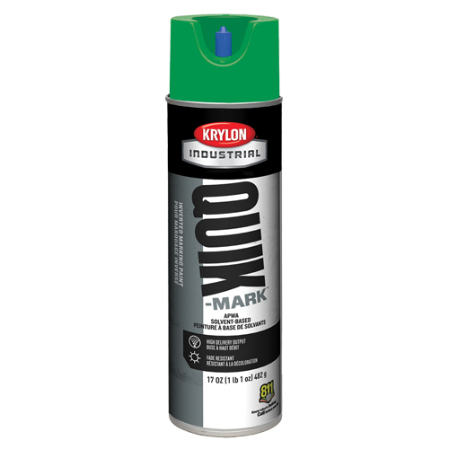 Peinture de marquage industrielle invers&eacute;e &agrave; base de solvant Quik-Mark, 17 oz, Canette a&eacute;rosol Kelford