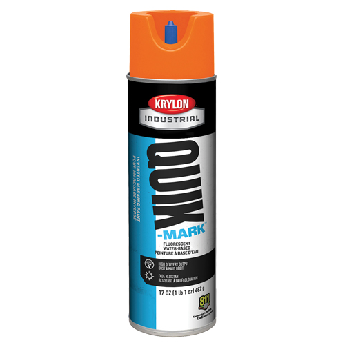 Industrial Quik-Mark Water-Based Inverted Marking Paint, 17 oz., Aerosol Can Kelford