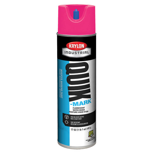 Industrial Quik-Mark Water-Based Inverted Marking Paint, 17 oz., Aerosol Can Kelford