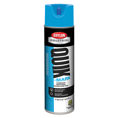 Peinture de marquage industrielle invers&eacute;e &agrave; base d'eau Quik-Mark, 17 oz, Canette a&eacute;rosol Kelford