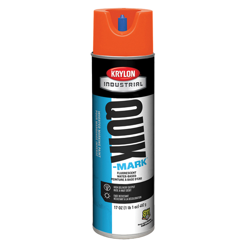 Industrial Quik-Mark Water-Based Inverted Marking Paint, 17 oz., Aerosol Can Kelford