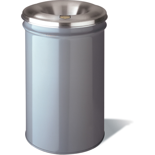 Cease-Fire&reg; Waste Cans, Metal, 4.5 US Gal. Kelford
