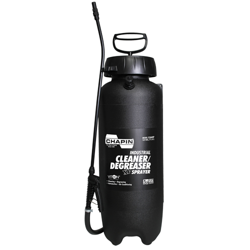 Vaporisateur industriel pour nettoyant & d&eacute;graissant Viton, 3 gal. (11,36 L), Plastique/Poly&eacute;thyl&egrave;ne, Lance de 18" Kelford