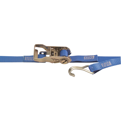 Heavy-Duty Utility Straps, Wire Hook, 1" W x 13' L, 167 lbs. (76 kg) Working Load Limit Kelford