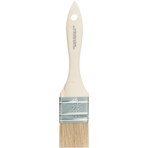 Chip Paint Brush, White China, Wood Handle, 1-1/2" Width Kelford