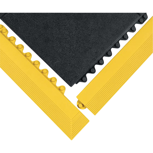 Tapis 24/Seven, Caoutchouc, 3' la c, 3' lo, 5/8" &eacute;paisseur, Noir Kelford