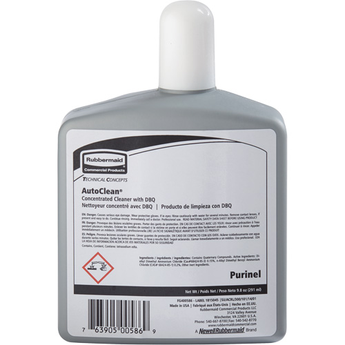 Produit d'entretien pour drain et nettoyeur de cuvette de rechange AutoClean de Purinel, 9,8 oz, Bouteille Kelford