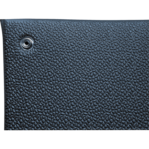 Tapis Comfort-King antistatique, 4' la x 60' lo x 3/8" &eacute;p, Rugueux, Bleu Kelford