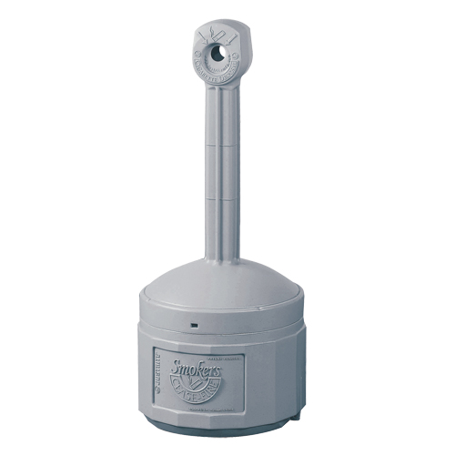 Cendriers Smoker's Cease-Fire, Sur pied, Plastique, Capacit&eacute; 4 gal. US, Hauteur 38-1/2" Kelford