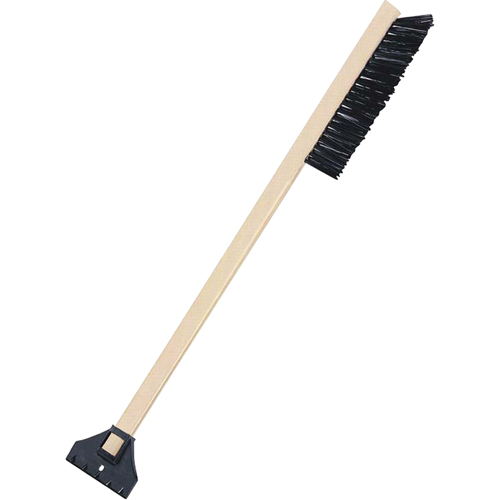 Snow Brush, 25" Long, Beige/Black Kelford
