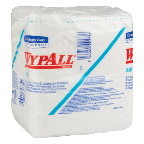 X60 Washcloth, All-Purpose, 12-1/2" L x 12" W Kelford