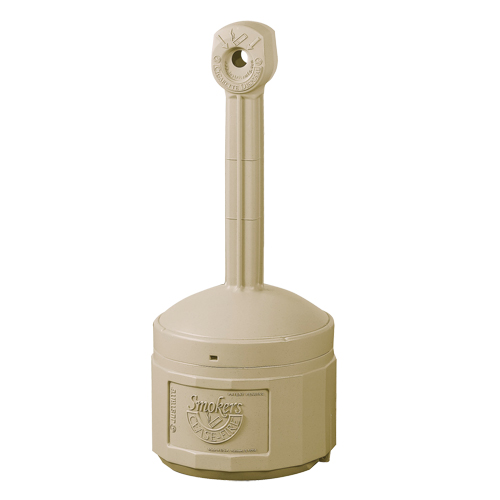 Cendriers Smoker's Cease-Fire, Sur pied, Plastique, Capacit&eacute; 4 gal. US, Hauteur 38-1/2" Kelford