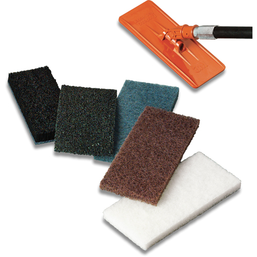 Tampon de r&eacute;curage et de d&eacute;capage Scrub n Strip Doodlebug, 10" lo x 4-6/10" la Kelford