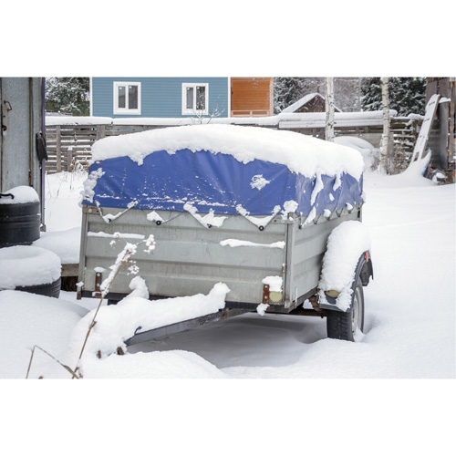 Tarp, Standard Duty, Blue, 7' x 5' x 4 mils Kelford