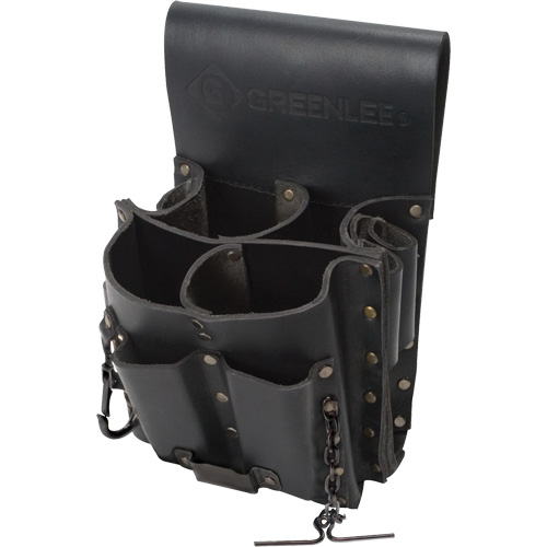 Poche pour ceinture porte-outils, Porte-outil multiple, Cuir, 8 Poches Kelford
