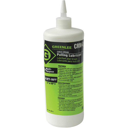 Lubrifiant en cr&egrave;me pour tirage de c&acirc;ble, Bouteille pressable Kelford
