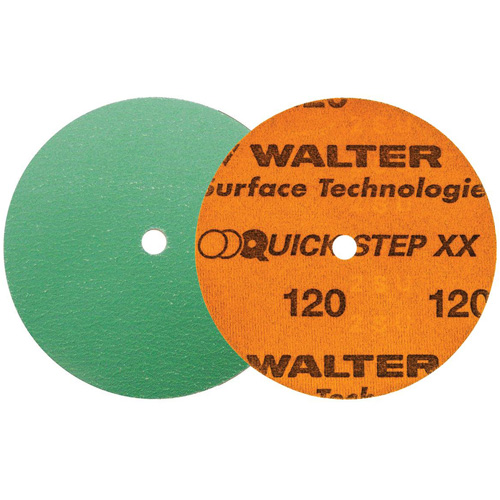 Quick-Step XX Sanding Disc, 5" Dia., 120 Grit, Ceramic Kelford