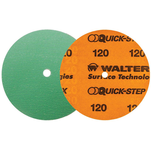 Quick-Step XX Sanding Disc, 6" Dia., 120 Grit, Ceramic Kelford