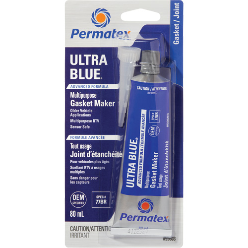 Ultra Blue&reg; Gasket Maker, 80 ml, Tube, Blue Kelford