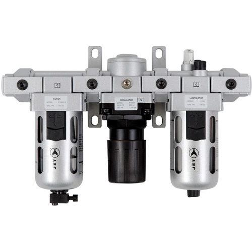 Filtre &agrave; air standard en trois parties, r&eacute;gulateur et lubrificateur AFRLMS12, 1/2" NPT Kelford