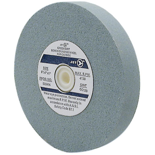 GC675F Bench Grinding Wheel, 6" x 3/4", 1" Arbor, Silicon Carbide Kelford