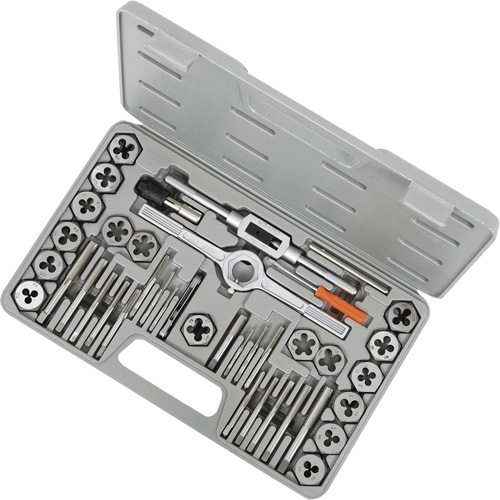 TD40HM Metric HSS Tap & Alloy Die Set, 40 Pieces Kelford