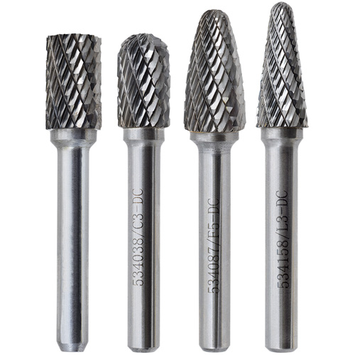 CBHP-4 Premium Carbide Bur Set, 4 Pieces Kelford