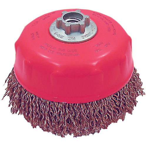 Brosse-boisseau &agrave; fils ondul&eacute;s MAXI-CRIMPED de premi&egrave;re qualit&eacute; Kelford