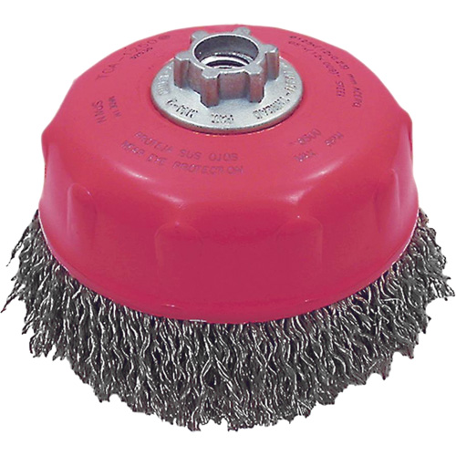 MAXI-CRIMPED Premium Crimped Wire Cup Brush Kelford
