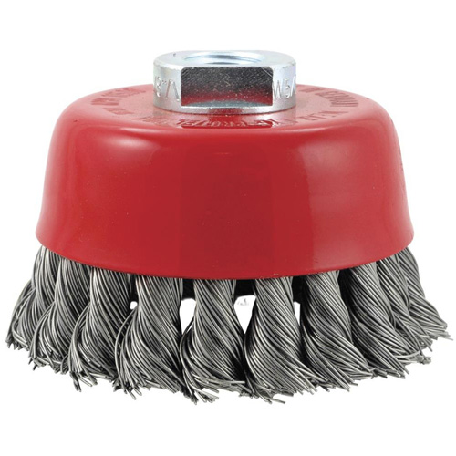 Brosse boisseau &agrave; fils nou&eacute;s torsad&eacute;s haute performance CK3201M14, 3" dia. Kelford