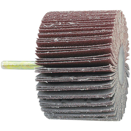 Disque &agrave; lamelles mont&eacute; sur mandrin, Grain 60, 1-1/2" x 1/4" Kelford