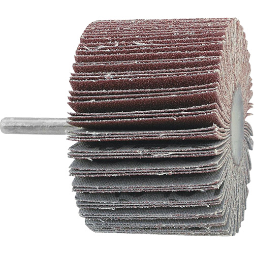 Mounted Flapwheel, 60 Grit, 3" x 1" x 1/4" Kelford
