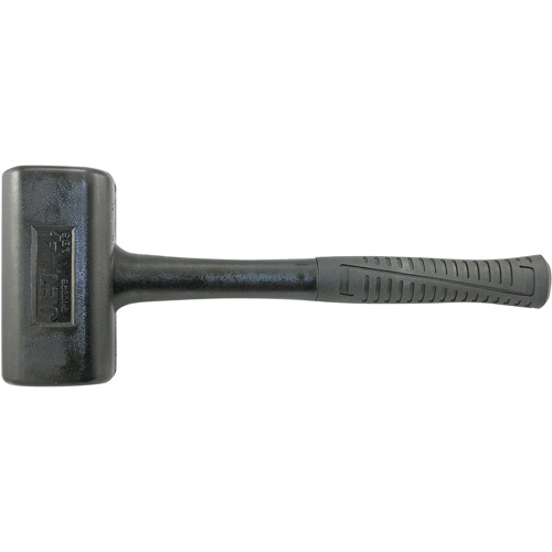 Dead Blow Hammer, 4 lbs., 14-3/4", Fibreglass/Wood/Tubular Steel Handle Kelford