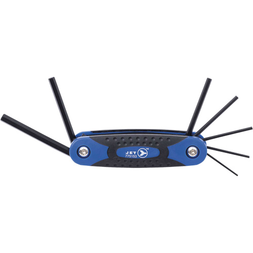 JFHK-7M Folding Hex Key Set, 7 Pcs., Metric Kelford