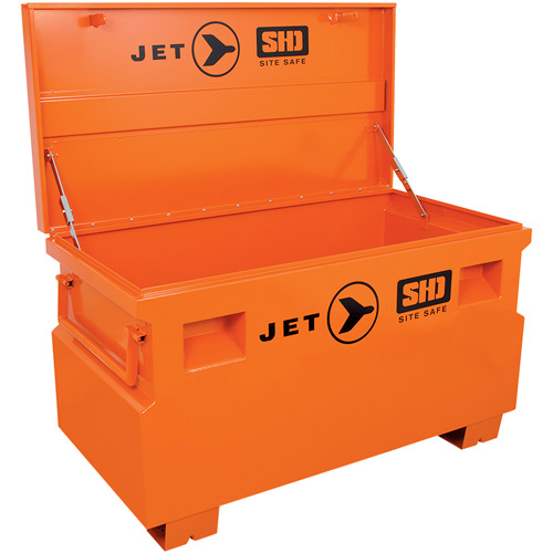 JSB-4824 Heavy-Duty Jobsite Tool Storage Box, 48-1/8" x 24-1/8" x 28-3/8", Steel, Orange Kelford