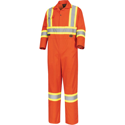 5514T Combinaison de s&eacute;curit&eacute; haute visibilit&eacute; pour grande personne, 60, Orange haute visibilit&eacute; Kelford