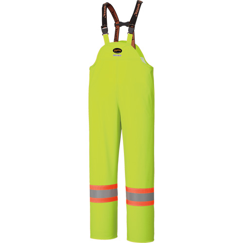 5895 High Visibility Flame Resistant Waterproof Bib Pants, 2X-Large, High Visibility Lime-Yellow Kelford