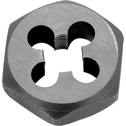 Hexagon Rethreading Bolt Die, 7/8" Dia., 7/16"-14 Thread, Chromium Steel Kelford