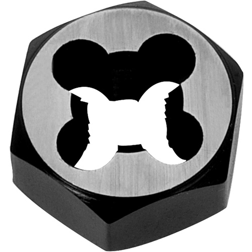 Hexagon Rethreading Bolt Die, 1" Dia., M6x1 Thread, Chromium Steel Kelford