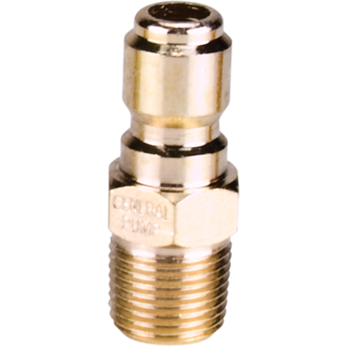 3/8" Male Plated Steel Quick Disconnect Plug Kelford
