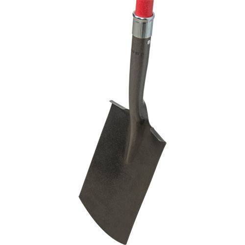 Heavy-Duty Shovels, Fibreglass, Carbon Steel Blade, D-Grip Handle, 30-1/2" Long Kelford