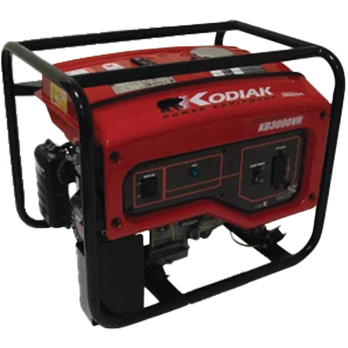 Kodiak KD3000VR Portable Generator, 2400 W Rated, 120 V, 16 L Tank Kelford