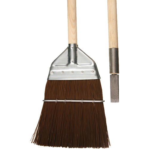Railway & Track Broom with Chisel, Wood Handle, Polypropylene Bristles, 56" L Kelford