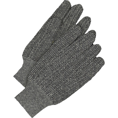 Gants en jersey classiques, Taille unique, Poivre et sel, Non doubl&eacute;, Poignet en tricot Kelford